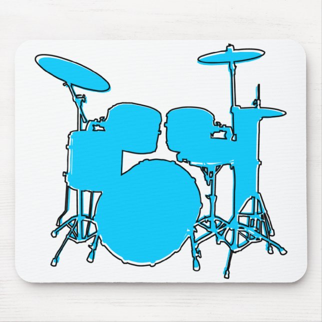 oddRex drums Mouse Mat (Front)