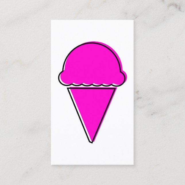 oddRex ice cream Business Card (Front)