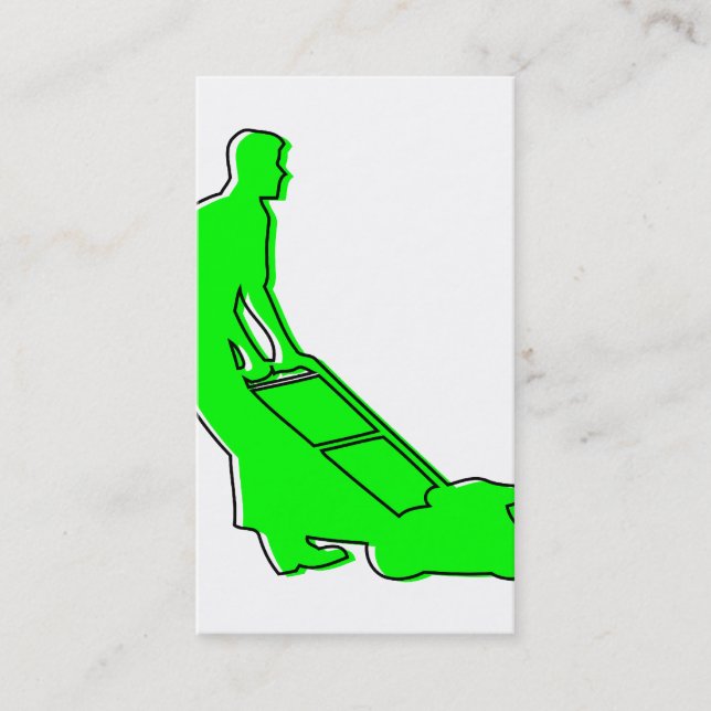 oddRex lawn mowing stamp card (Front)