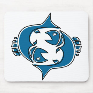 oddRex pisces Mouse Mat
