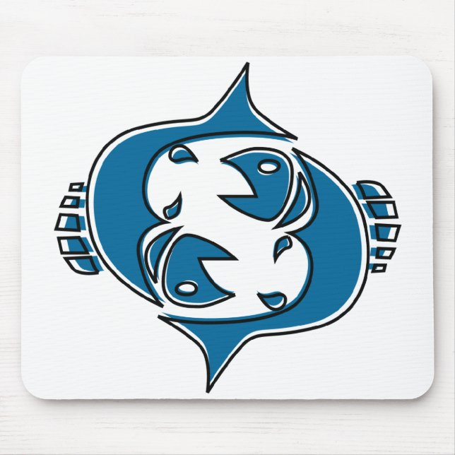 oddRex pisces Mouse Mat (Front)