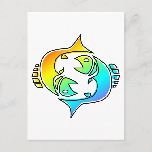 oddRex pisces Postcard (Front)