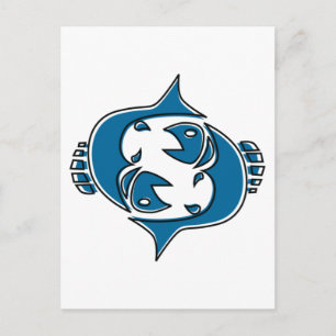 oddRex pisces Postcard