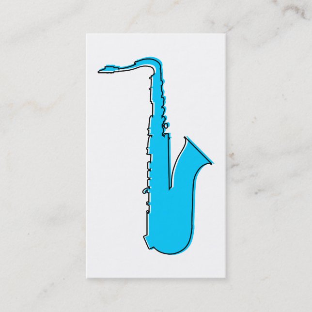 oddRex saxophone Business Card (Front)