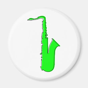 oddRex saxophone Magnet