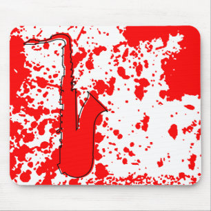 oddRex saxophone Mouse Mat