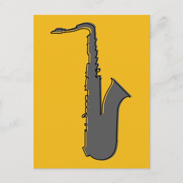 oddRex saxophone Postcard (Front)