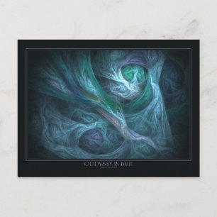 Oddyssy In Blue Postcard