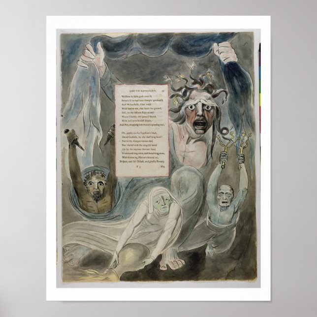 Ode to Adversity, from 'The Poems of Thomas Gray', Poster (Front)