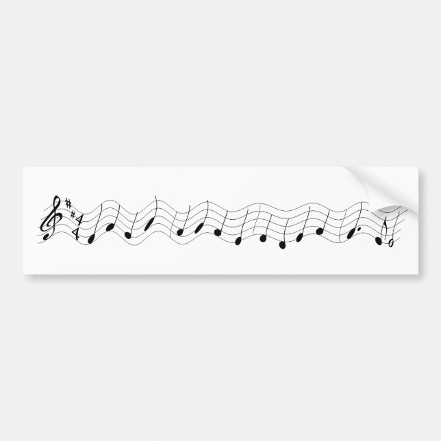 Ode to joy bumper sticker (Front)