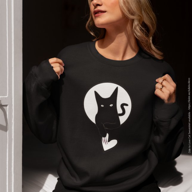 Ode to Love Cat T-Shirt by Adiela Akoo (Ode to Love Sweatshirt by Poet Adiela Akoo. LOVE it? GET it! Get the tote too <3)