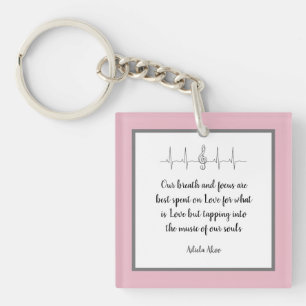 Ode to Love Keychain by Poet Adiela Akoo