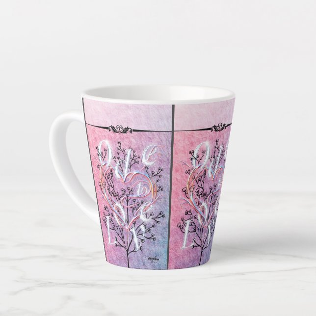 Ode to Love Mug Designed by Adiela Akoo (Left Angle)