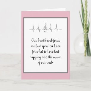 Ode to Love Note Card by Poet Adiela Akoo