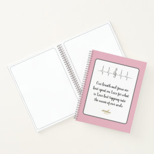 Ode to Love Spiral Notebook by Poet Adiela Akoo