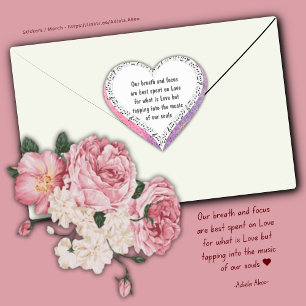 Ode to Love Sticker by Poet Adiela Akoo