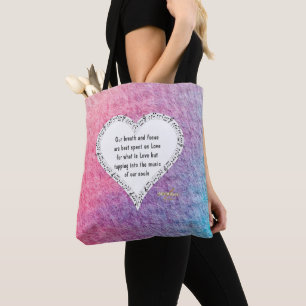 Ode to Love Tote by Poet Adiela Akoo