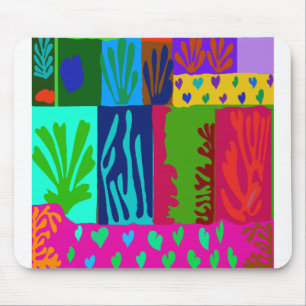 Ode to Matisse Collage Mouse Mat