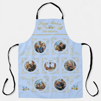 Ode to The Nutcracker 6-Photo Blue Tile Lg Apron