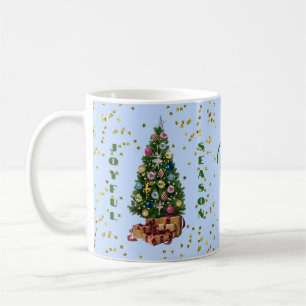 Ode to The Nutcracker Ballet Blue Tree Coffee Mug