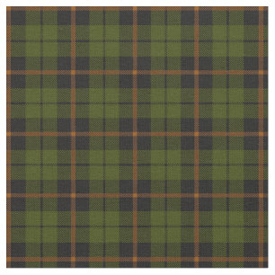 odee army green orange stripe plaid print2 fabric
