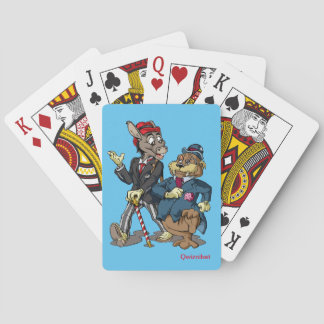 Odee & Willard Cartoon Playing Cards | Qwiznibet