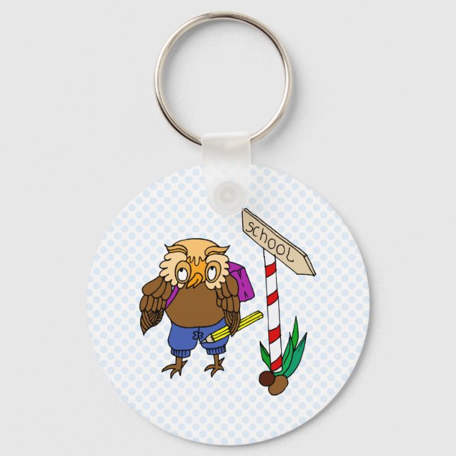 Odel Owl Key Ring (Front)