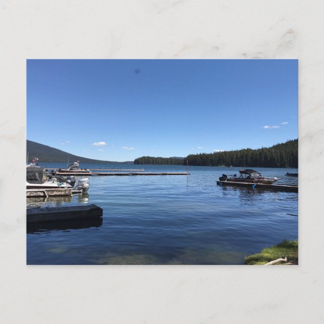 Odell Lake, Oregon Postcard (Front)
