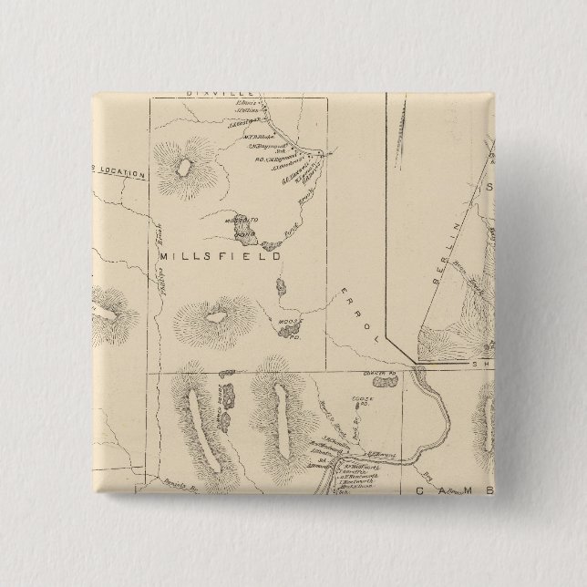 Odell, Millsfield, Dummer, Cambridge 15 Cm Square Badge (Front)