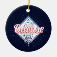 Odense City Denmark Retro Viking Vintage Souvenir