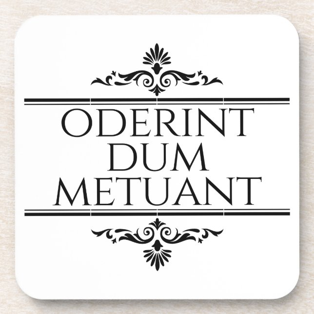 Oderint Dum Metuant Coaster (Front)