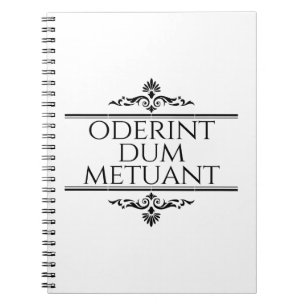 Oderint Dum Metuant Notebook