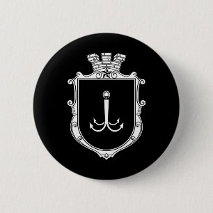 Odesa Odessa Coat Of Arms Ukraine Flag Ukr 6 Cm Round Badge