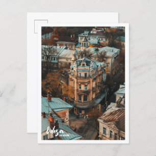 Odesa Ukraine Art travel famous place Postcard