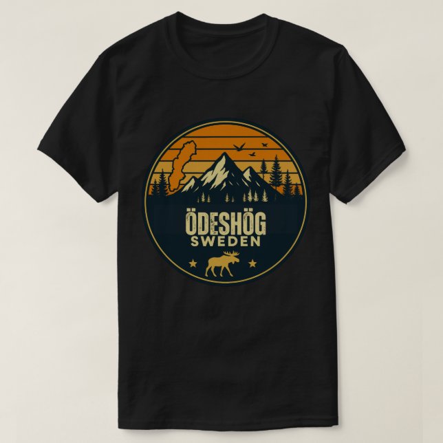 Ödeshög, Sweden Sverige T-Shirt (Design Front)
