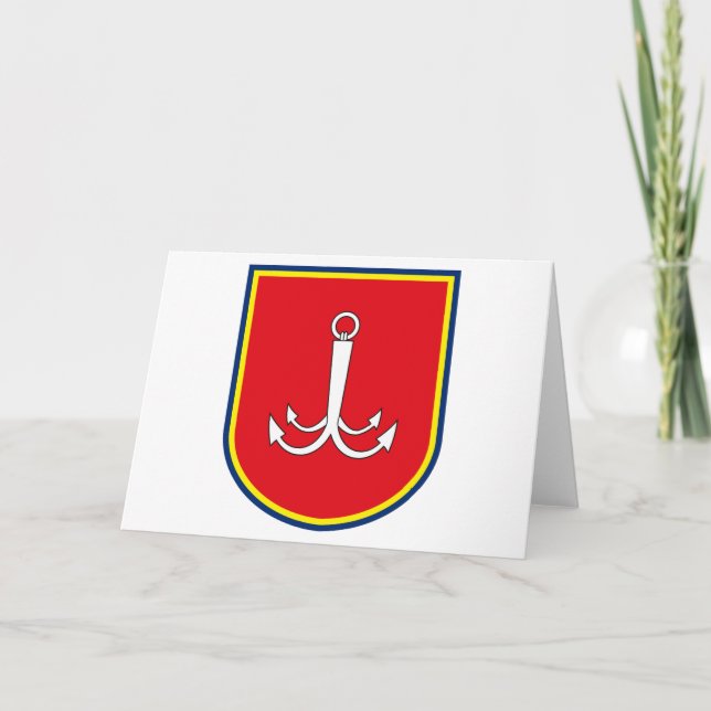 Odessa Coat of Arms Greeting Card (Front)