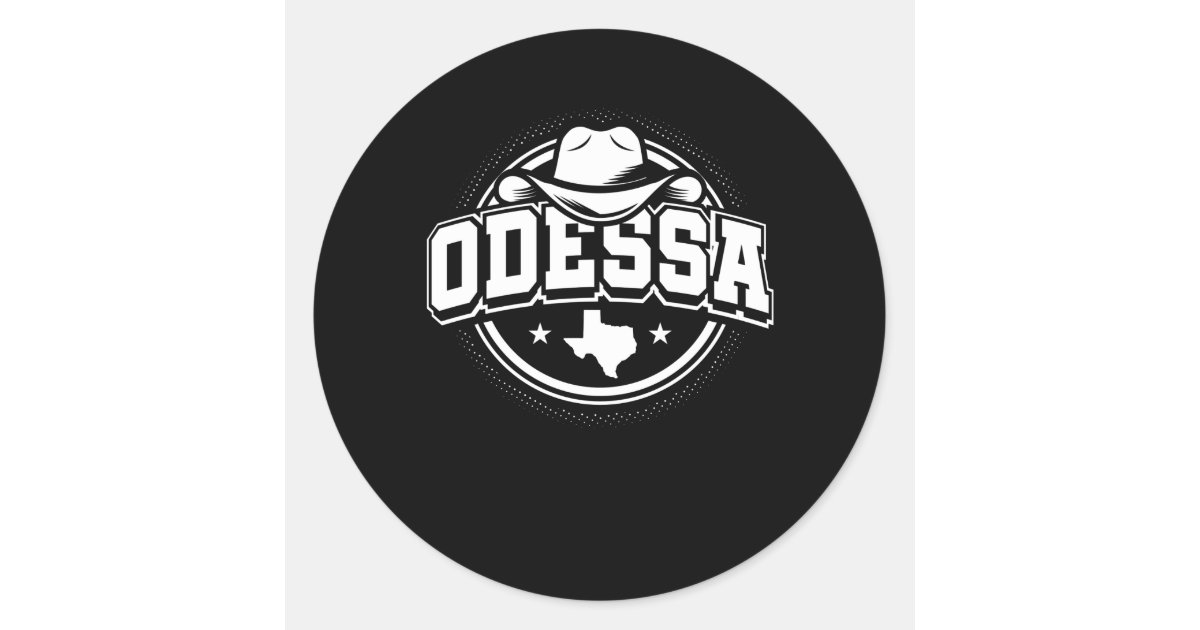 Odessa Texas TX Classic Round Sticker | Zazzle.co.uk