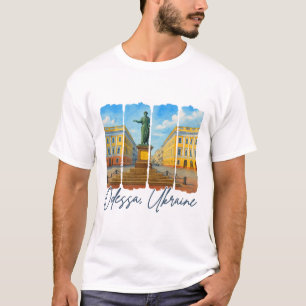 Odessa Ukraine Traveling Trip Brushstroke Odessa S T-Shirt