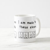Odhran periodic table name mug (Front Right)