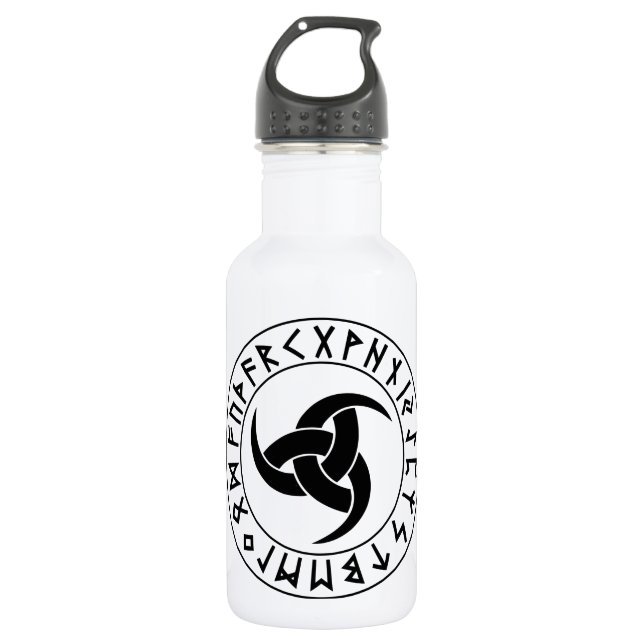 Odhroerir Rune Shield 532 Ml Water Bottle (Front)