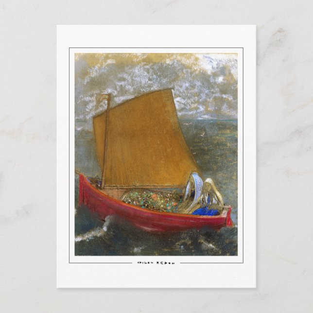 Odilon Redon #11 - Fine Art Postcard (Front)