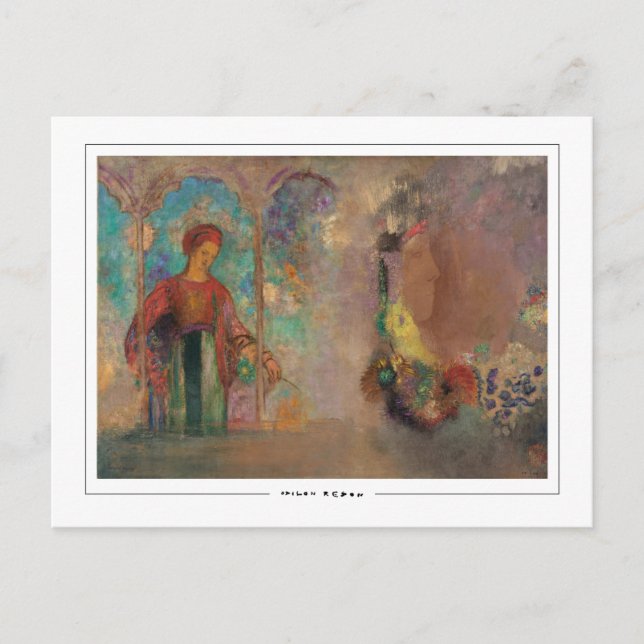 Odilon Redon #20 - Fine Art Postcard (Front)