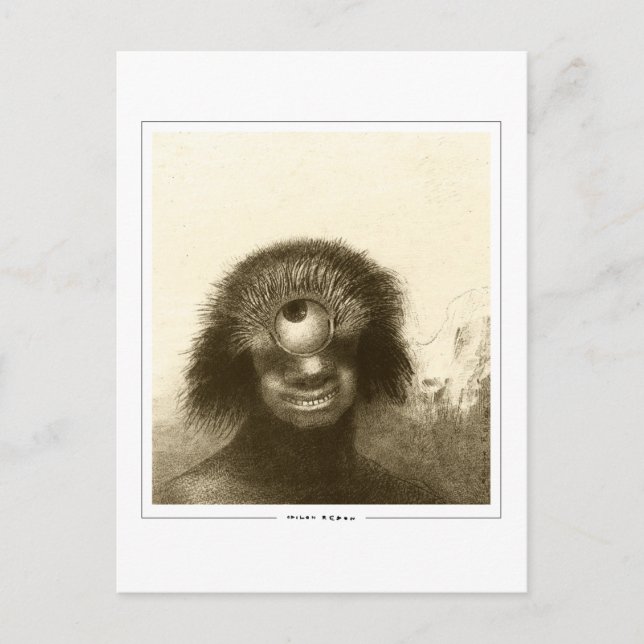 Odilon Redon #496 - Fine Art Postcard (Front)