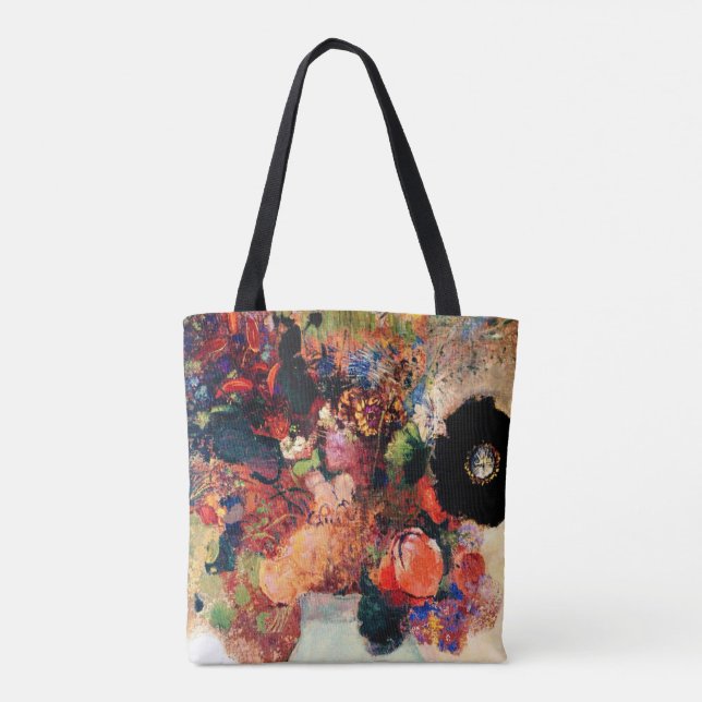 Odilon Redon - Black Poppy Tote Bag (Back)