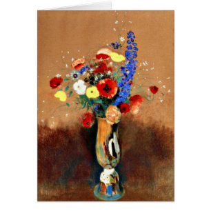 Odilon Redon - Bouquet of Wildflowers in Vase