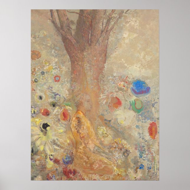 Odilon Redon Buddha in his youth CC0027 Poster (Front)