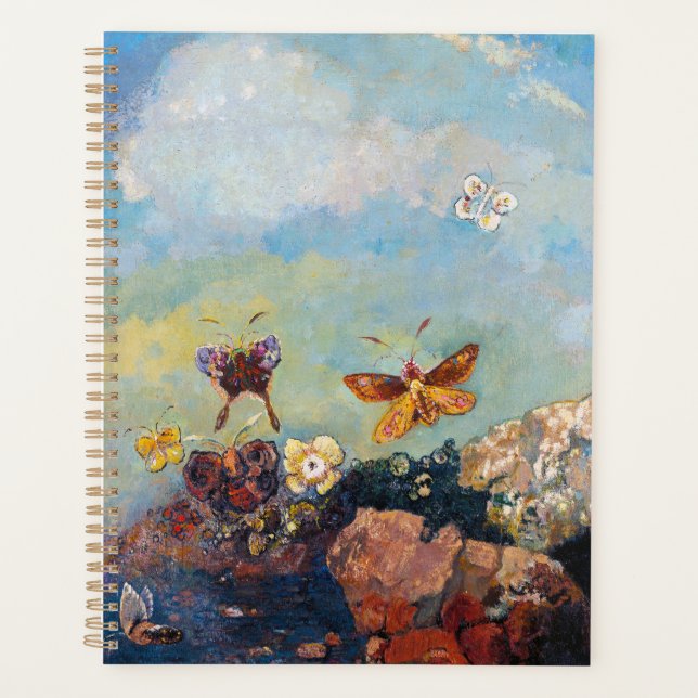 Odilon Redon, Butterflies,1910 Planner (Front)