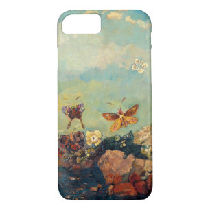 Odilon Redon Butterflies Vintage Symbolism Art iPhone 8/7 Case