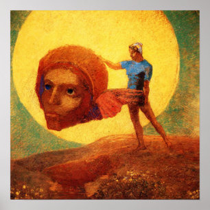 Odilon Redon, Figure, 1876  Poster