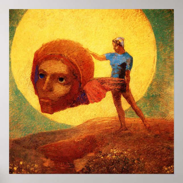 Odilon Redon, Figure, 1876  Poster (Front)